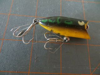 Vintage Heddon Weedless Tiny Lucky 13 - Frog - 1 3/4 Inch