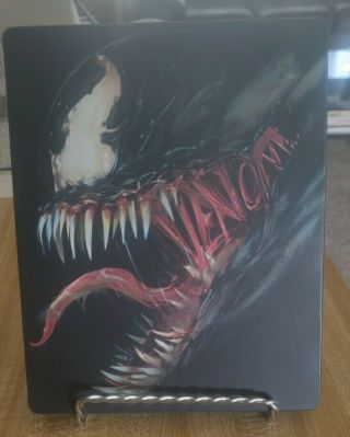 Venom (2018) 4k Uhd/blu - Ray Best Buy Exclusive Steelbook (rare),  No Digital Code