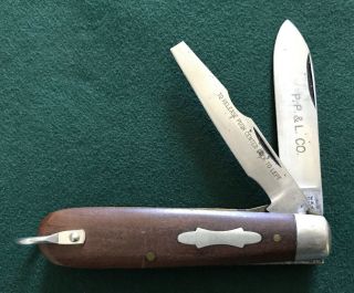 Vintage Old Schrade Walden Ny Usa Model 204s 2 Blades Pocket Knife Rare Nmos.