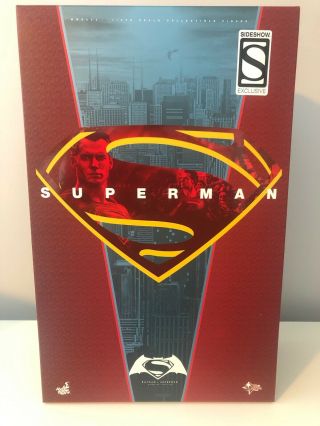 Hot Toys Mms343 1/6 Batman V Superman: Dawn Of Justice Superman Special Edition