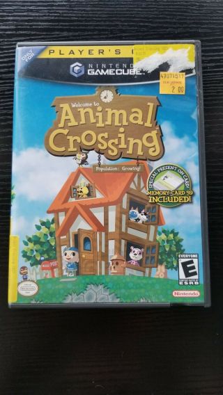 Animal Crossing (nintendo Gamecube,  2002) Rare Complete Game