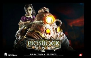 1/6 Scale Bioshock Subjet Delta & Little Sister ThreeZero 2