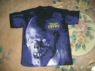 Vintage Rare 90’s 1995 Tales From The Crypt Horror Promo T - Shirt Size Large