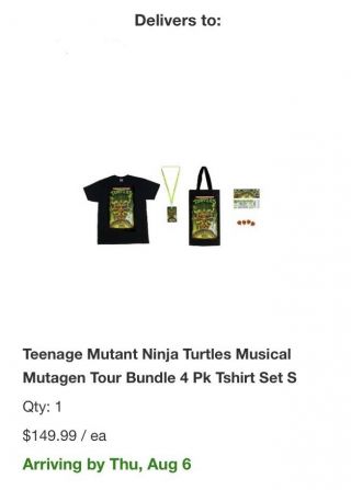 Sdcc 2020 Neca Teenage Mutant Ninja Turtles Musical Mutagen Tour 1990 Confirmed