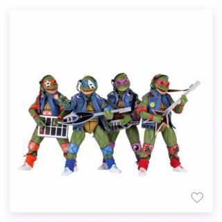 Sdcc 2020 Neca Teenage Mutant Ninja Turtles Musical Mutagen Tour 1990 M