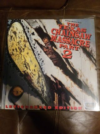 The Texas Chainsaw Massacre 2 Elite Laserdisc Rare & Oop