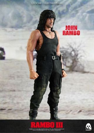 Threezero 1/6th Scale Rambo Iii John Rambo Collectible Figure