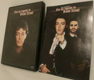 Rare Paul Mccartney Give My Regards To Broad Street Dvd Ringo Starr Beatles