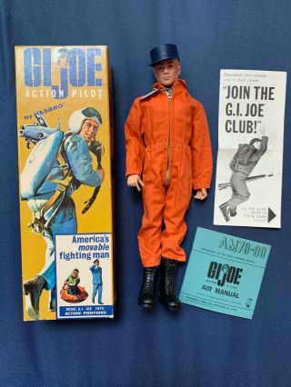 Vintage Hasbro 1964 Gi Joe Action Pilot 7800 Figure