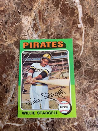 1975 Topps Willie Stargell Ex Corners And Centering