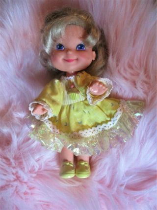 1988 Mattel Cherry Merry Muffin Banancy Doll Lovely Hair Yellow Dress