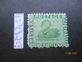 Western Australia Stamps: 1/ - Green Swan - Rare (c357)