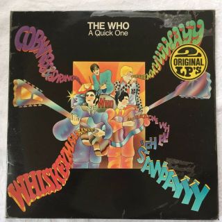 The Who - A Quick One / The Who Sell Out - Oz/aussie Rare 1975 Track Double Lp