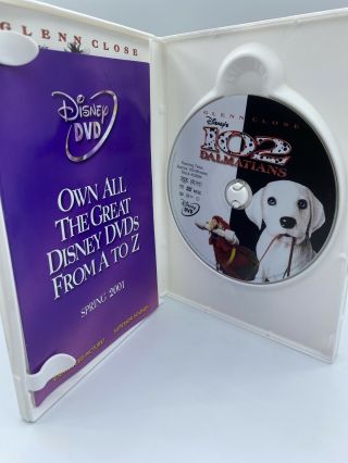 101 & 102 Dalmatians 2 - Pack (DVD,  2000) Live Action Glenn Close Disney RARE OOP 3
