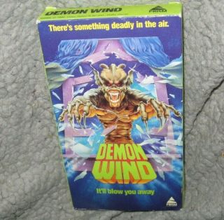 Demon Wind (vhs,  1990) Rare Horror Video