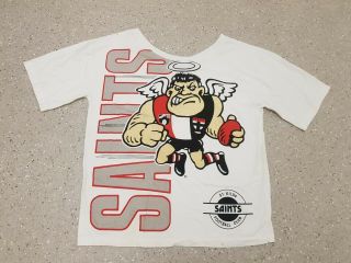 Rare St Kilda Saints Afl Vintage Tshirt 90s