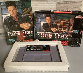 Snes Nintendo Time Trax (1993),  Complete Very Rare