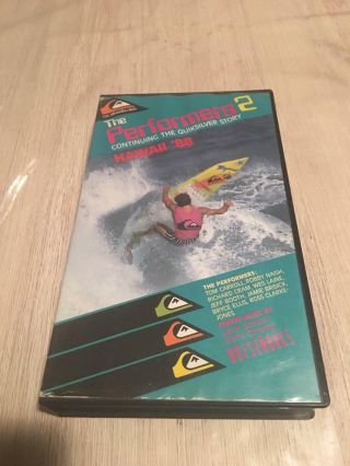Surfing Performers 2 Vhs Pal Video A Rare Find