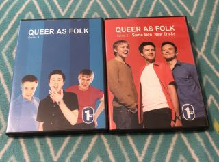 Queer As Folk - C1tv Dvd - Region 1 - U.  K.  Series 1 & 2.  Rare Oop