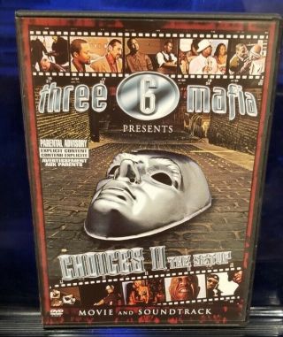 Three Six Mafia - Choices Ii The Set Up Movie & Soundtrack Dvd / Cd 3 6 Rap Rare
