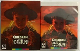 Children Of The Corn Special Edition Blu Ray,  Rare Oop Slipcover Booklet Poster
