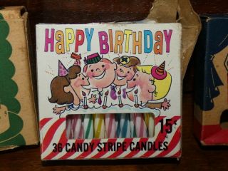 Vintage Boxes of Birthday Candles Wayside Betty Bolling Columbia 3
