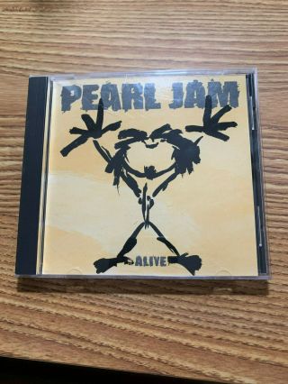 Rare Promo Pearl Jam: Alive 3 Track Rare Promotional Cd W/ Beatles Cover