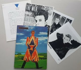 David Bowie Earthling Rca 1997 Us Promo Photos Press Kit Very Rare