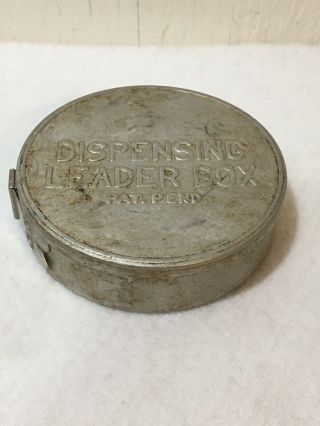 Old Dispensing Leader Box Vintage Fishing Line Tackle Fish Collectible Collector