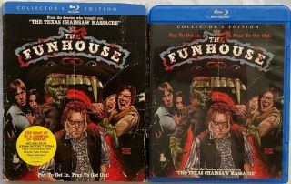 The Funhouse Collectors Edition Blu Ray,  Rare Oop Slipcover Scream Factory Buy