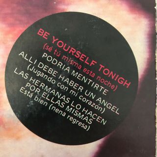 Eurythmics Mega Rare Ecuador Promo Lp Be Yourself Vinyl Record Annie Lennox