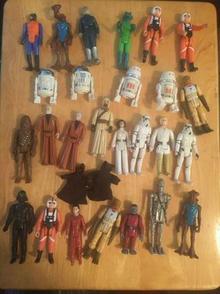 28 Vintage Star Wars Action Figures 1977 - 1980