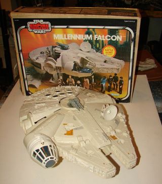 Vintage Kenner Star Wars Esb Millennium Falcon W Box 99 Complete Look 620