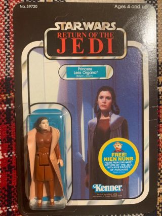 1983 Kenner Star Wars Rotj Moc Princess Leia Organa Bespin Gown Unpunched
