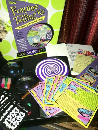 Great X Fortune Telling Kit - 15 Activities To See The Future Rare