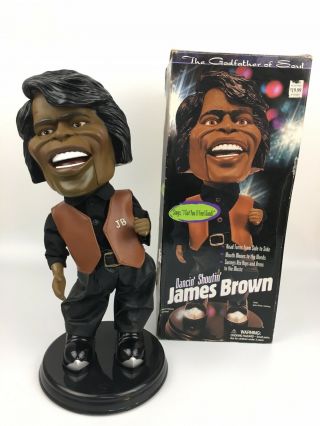 Animated James Brown Gemmy 2001 19 " Dancing Singing Rare I Feel Good Read Desc.