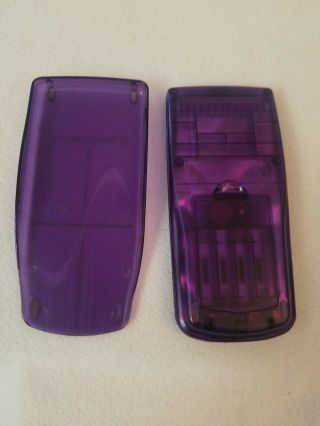 Texas Instruments TI - 83 Plus Graphing Calculator Rare Transparent Purple Color 2