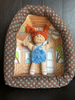 Vintage Cabbage Patch Pin - Ups,  Charlene Jenny & Her Clubhouse,  1983 Coleco Doll
