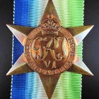 Rare Ww2 Australian British Atlantic Star Campaign Medal Order - 01