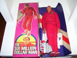 Boxed 1975 True 1st/ed W/elastic Six Million Dollar Man Kenner From Bionic Woman
