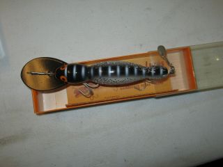 Vintage BOMBER Fishing Lure with Papers Waterdog Model 1772 2