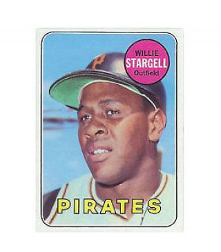 1969 Topps Willie Stargell Pittsburgh Pirates 545 High Number