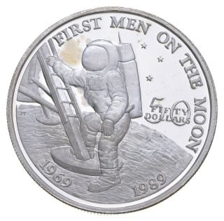 Rare Silver 31.  3g 1989 Marshall Islands 50 Dollars Round.  999 Fine Silver 706