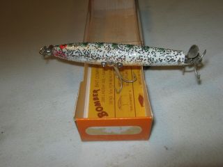 Vintage Bomber Spinstick Fishing Lure With Papers Model