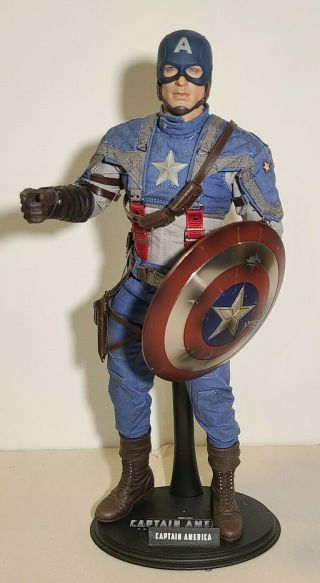 Hot Toys Captain America: The First Avenger Action Figure Please Read Discrip
