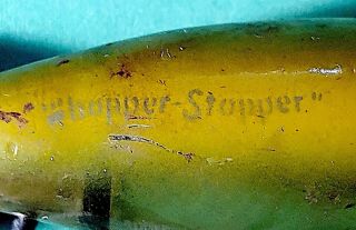 4 Vintage Fishing Lures - Wood Bombers - Bomber Waterdog - Whopper Stopper - TX 2