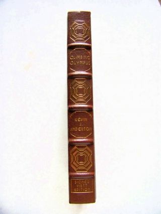 Rare Multi - Signed Easton Press Sci - Fi Climbing Olympus By Kevin J.  Anderson