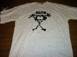 Vintage Rare 1993 Pearl Jam Alive Stickman Shirt T - Shirt From Singles Box Xl