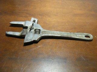 Antique Vintage Covers Co Ace Slip & Lock Nut Adjustable Wrench Tool 10 - 1/8 "