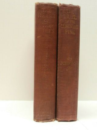 2 Antique Western Novel Books By John Fox Jr